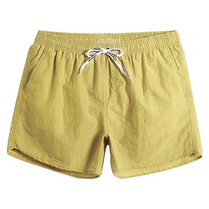 Short de gymnastique d'été avec logo personnalisé pour hommes, motif solide, teint uni, séchage rapide, respirant, sports de plage, sports en maille, design vierge - Product Image 5