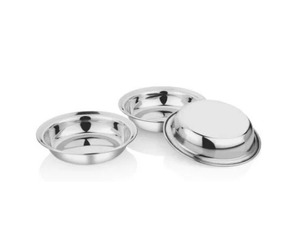 Assiettes et bols en acier inoxydable, design tendance, prix abordable, articles les plus vendus en 2025, pour les fêtes de Noël et les événements - Product Image 1