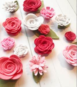 San valentino fiori <span class=keywords><strong>di</strong></span> feltro fiori <span class=keywords><strong>di</strong></span> feltro Kit <span class=keywords><strong>di</strong></span> <span class=keywords><strong>lana</strong></span> misto fiori <span class=keywords><strong>di</strong></span> feltro - Product Image 3