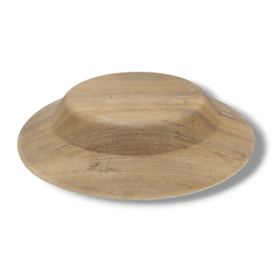 Assiette jetable de 9 pouces de qualité supérieure, bord doré blanc, en bois, légère, biodégradable, style moderne pour mariage - Product Image 2