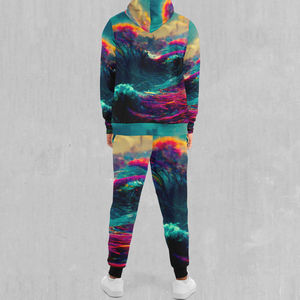 Prix de gros, survêtements d'hiver, logo personnalisé, molleton technique en coton, survêtement pour homme, impression par sublimation, avec service OEM - Product Image 2