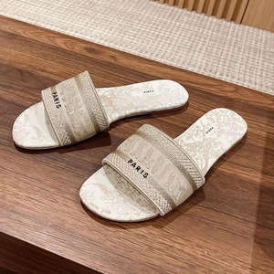 Designer Luxury Womens Shoes Flat Outdoor Famous Brands Casual <b>Slide</b> Sandals Slip-on Quick-drying Non-slip Sandals for Womens - Product Image 6