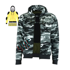 Sudadera con Capucha para Motocicleta, Diseño Personalizado Gris, Cortavientos, Talla Grande, Unisex, con Forro Interior, para Verano e Invierno - Product Image 3