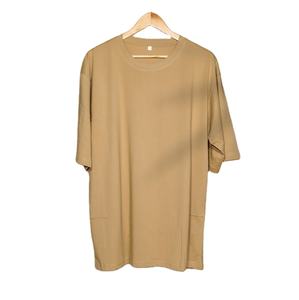 Vente en gros 100% coton T-shirts surdimensionnés pour hommes bonne qualité été Street Wear respirant goutte épaule O cou Logo personnalisé - Product Image 4