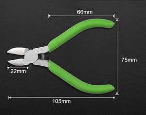 Premium Precision 4-Inch Carbon Steel Diagonal Cutting Pliers Wire <b>Cutters</b> Side <b>Flush</b> <b>Cutter</b> Spring Loaded Snips Jewelry Making - Product Image 4