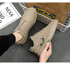 Zapatillas Deportivas Masculinas de Skateboarding, Zapatos de Lona con Suela de Goma Blanca, Estilo Chunky <span class=keywords><strong>Tn</strong></span> para Hombre - Product Image 3
