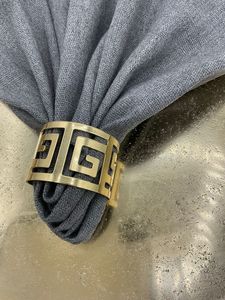 Décorations de banquet de mariage haut de gamme rond de serviette vente entière et rond de serviette rose - Product Image 6