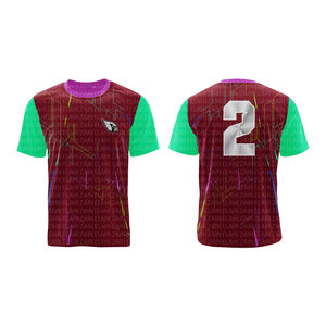 Camiseta sólida de secado rápido ODM personalizada al por mayor 260 Gsm poliéster/algodón Anti-Pilling transpirable respetuoso con el medio ambiente Fitness Zain Elahi - Product Image 6