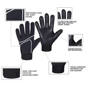 2024 Gants de gardien de but de football gaélique personnalisés tout noirs Gants GAA personnalisables de conception professionnelle - Product Image 2
