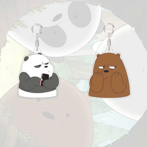 พวงกุญแจอะนิเมะรูปหมีสามตัวน่ารักแข็งแรงและมีเสน่ห์สำหรับทุกคน - Product Image 4