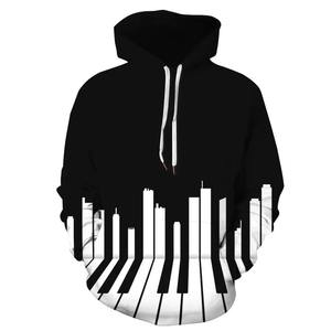 Sudadera con capucha de Otoño Invierno para hombre con patrón sólido nuevo cuello con capucha Casual Hip Hop pulóver sudadera gran oferta diseño de sublimación - Product Image 5