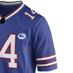 Service OEM Maillot de football américain Nouveau design Chemise adulte Broderie par sublimation Bas prix Vêtements de football respirants grande taille - Product Image 4