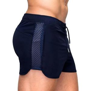 Ceinture élastique pour hommes Short de plage en maille à séchage rapide Short de plage pour hommes Taille élastique Surf Fitness Short de sport solide - Product Image 4