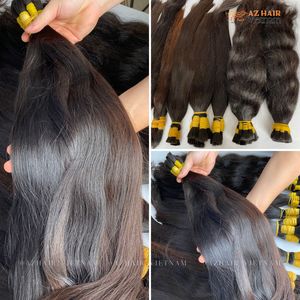 Raw Hair One Single Donor Bulk for Bleaching and Dyeing Vietnamese Raw Human Hair No Shedding Bulk Hair <b>Extensions</b> <b>Cheap</b> Price - Product Image 6