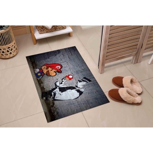 Alfombra Impresa: Alfombras Modernas Personalizadas con Diseños Únicos de Graffiti, con Pelo Suave - Product Image 5