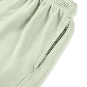 Shorts de sport pour homme en molleton de coton, écologiques, motif uni, fitness, entraînement sportif, course à pied - Product Image 6