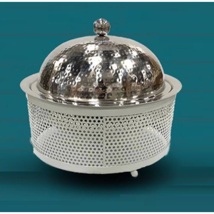Vaisselle de service en acier inoxydable chauffe-plats présentoir de buffet chauffe-plats pour la maison, l'hôtel et le mariage - Product Image 6