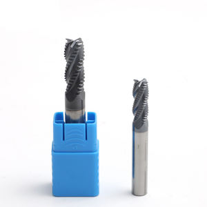 Fraise à bout en carbure de tungstène HRC55 avec revêtement TiN, 4 flûtes, fraiseuse CNC, ODM OEM, fraise à bout personnalisée pour l'acier et la fonte - Product Image 5