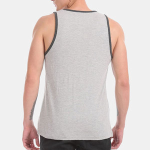 Camiseta Deportiva Casual para Hombre, de Algodón/Fibra de Bambú, con Logotipo Personalizado, de Secado Rápido y Transpirable, Servicio OEM en Oferta - Product Image 4