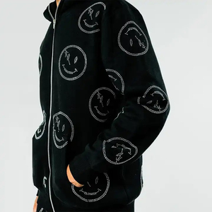 Nouveaux survêtements pour hommes avec strass cousus, sur mesure, anti-rides, respirants, de haute qualité, avec strass, à prix avantageux - Product Image 2