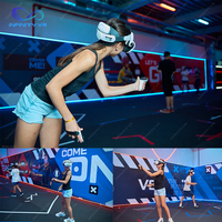 Máquina de Juegos de Batalla de Realidad Virtual Infinity 9D, Arena de Tiro de Realidad Virtual, Multijugador, Realidad Virtual 9D, Libre Recorrido, 4/6/8 Jugadores
