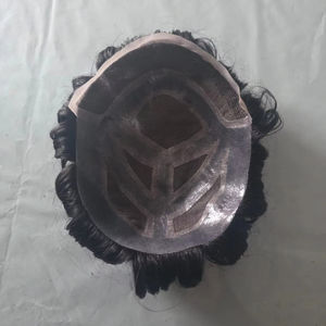 Taz Hair MGM Model Perruque Toupet pour Homme en Cheveux Humains Remy Indiens, Lace Front, Ondulation Water Wave, Souple, Systèmes de Prothèses Capillaires - Product Image 5