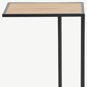 Table de style contemporain Table basse en forme de rectangle Meubles de salon Table d'appoint en métal et bois - Product Image 5