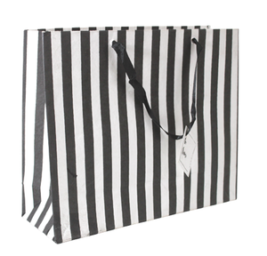 2025 New Luxury Creative Paper Handmade Cotton Paper Ink Print <b>Matching</b> Satin Ribbon Handles Tag Bag - Product Image 2