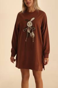 Sudadera informal de alta calidad con cuello redondo para mujer, sudadera con logotipo personalizado para mujer, sudadera con diseños personalizados - Product Image 3