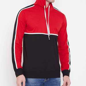 Sudadera CON CAPUCHA DE Color sólido a la moda para hombre, Jersey grueso informal de algodón, sudadera de lana Polar de invierno bordada de talla grande - Product Image 2