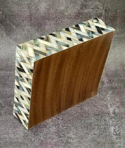 Madera ecológica con pegatina esmaltada impresa nuevo diseño soporte de bandeja de tejido para el hogar Hotel coche decoración servilleta Holde - Product Image 6