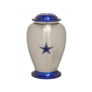 Urnas de cremación de latón de alta calidad, acabado de mármol verde para cenizas y mascotas conmemorativas hechas a mano en la India - Product Image 6