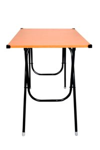 Wood Multipurpose <b>Foldable</b> Office Table for Home Office <b>Desk</b> Beige Color 90X60X76 Cms Laminated - Product Image 2