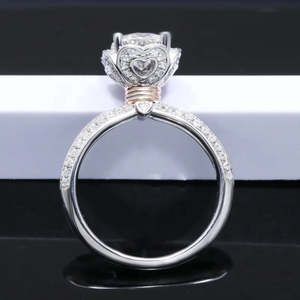 NOVAMART Fine 1.5 Carat Sparkle Stunner Sterling Silver Moissanite <b>Ring</b> D VVS1 GRA Certified Wholesale Export - Product Image 5