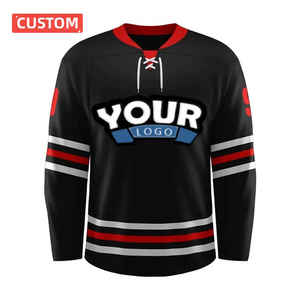 Vente en gros de pratique de haute qualité à quantité minimale de commande bas personnalisé vêtements de hockey pour hommes et femmes maillot de hockey sur glace vierge bon marché pour jeunes - Product Image 1