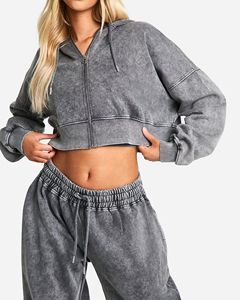 Conjunto de chándal informal para mujer, Sudadera con capucha y pantalones Jogger, traje elegante cómodo de lana de gran tamaño, venta al por mayor, ropa de salón de moda - Product Image 5