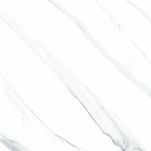 Azulejos de Porcelana Grandes de Grado Comercial, Color Blanco, 60x60 mm, Estilo Mármol Loiza Satvario, para Paredes y Pisos, Procedentes de la India - Product Image 5