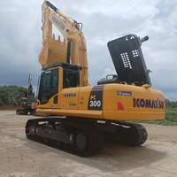 Excavatrice sur chenilles d'occasion Komatsu PC300, 30 tonnes, pelle hydraulique, Bager PC350 360 400 450, faibles émissions, machine lourde bon marché à vendre
