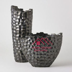 Vase Hallow pour dessus de table et décoration de mariage en or fini Vase de vente chaude Design nordique décoratif - Product Image 3