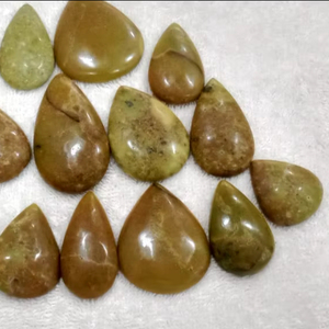 Ópalo Verde Natural, Gema Suelta, Calidad AAA, Forma Mixta, Cabujón para Joyería, Piedra de Cristal Curativa H.A. Gemas J-13 - Product Image 3