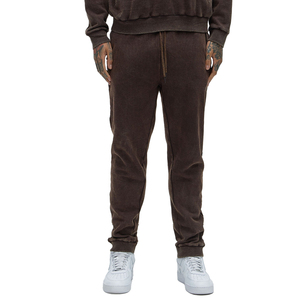 Pantalones Deportivos Casuales Omen, Pantalones de Chándal Rectos Personalizados para Hombre, Ropa Urbana Ligera, 100% Algodón, Secado Rápido, Transpirable, Cierre con Cordón - Product Image 1