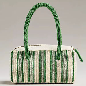 Sacs à main de soirée pour femmes de style bohème indien, sacs à main en perles bohèmes, sacs à bandoulière faits à la main, sacs à main pour le shopping et les soirées - Product Image 1