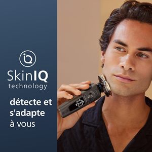Afeitadora Eléctrica Dorada para Uso en Seco y Húmedo con Recortadora de Precisión y Estuche de Limpieza, Resistente al Agua IPX7, Triple Cuchilla - Product Image 6