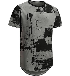 Camisetas con imágenes impresas personalizadas Logotipo impreso 100% Camiseta de algodón MOQ 2 piezas 150 GSM Camisetas para hombres - Product Image 1