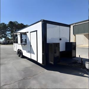 Yiwanjia YWJ-FT01 <span class=keywords><strong>Trailer</strong></span> kopi truk makanan baja tahan karat kustom dengan panggangan barbekyu 5.5x2.3 meter kapasitas 200 unit - Product Image 3