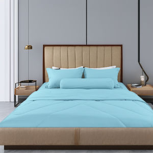 Dericsson ชุดผ้าคอมฟอร์เตอร์5ชิ้นสไตล์ทันสมัยเป็นมิตรกับสิ่งแวดล้อมทุกฤดูชุดผ้าโพลีเอสเตอร์ถักด้วยมืองานแต่งงานแบบ6ชิ้น - Product Image 2