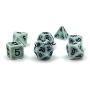 Dés en os élégants faits à la main, dés naturels pour jeux de société, RPG, collectionneurs, Tradebyd - Product Image 4