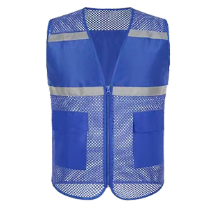 Personalizar todo tipo de ropa de trabajo de seguridad Multi bolsillo Hivis fluorescente construcción chaleco reflectante construcción chaleco chaqueta - Product Image 6