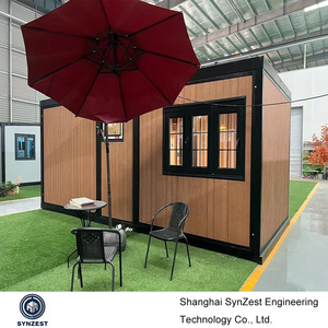 Maison de bureau préfabriquée moderne en kit pour jardin, avec conteneur de rangement en acier détachable, pour bureaux et hôtels - Product Image 5