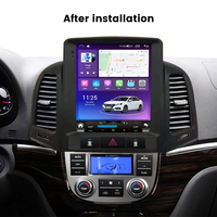 MEKEDE-Reproductor de audio TS para coche, Radio con Android, wifi, 4G, DVR, DSP, TMPS, compatible con Hyundai Santa Fe 2006-2012